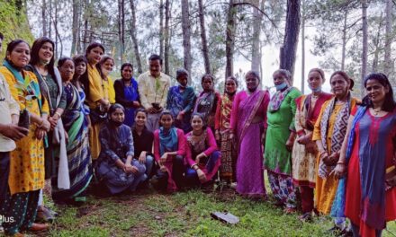 भाजपा महिला मोर्चा प्रदेश मंत्री पंत के नेतृत्व में हरेला पर्व में किया गया वृक्षारोपण