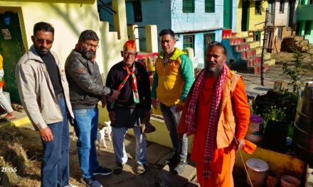 भाजपा प्रत्याशी कैलाश शर्मा के समर्थन में कोसी, महत गांव, देवस्थल में समर्थकों ने मांगे वोट