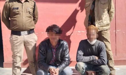 चौकी वड्डा क्षेत्रान्तर्गत चोरी का प्रयास करते 2 युवक गिरफ्तार