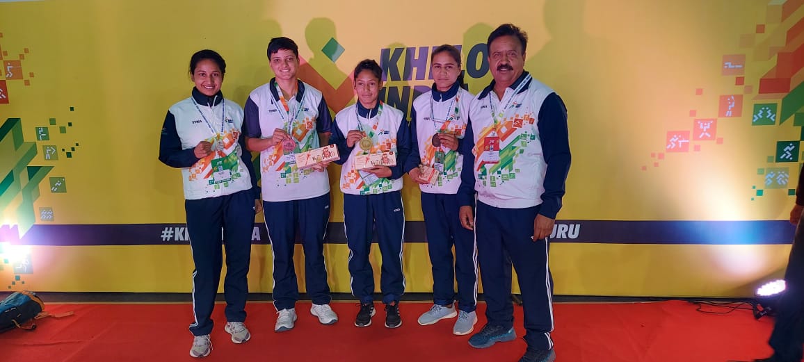सोबन सिंह जीना विश्वविद्यालय ,अल्मोड़ा उत्तराखंड की महिला बॉक्सिंग टीम ने बैंगलोर में ‘खेलो इंडिया यूनिवर्सिटी गेम्स’ में जीता गोल्ड मैडल।