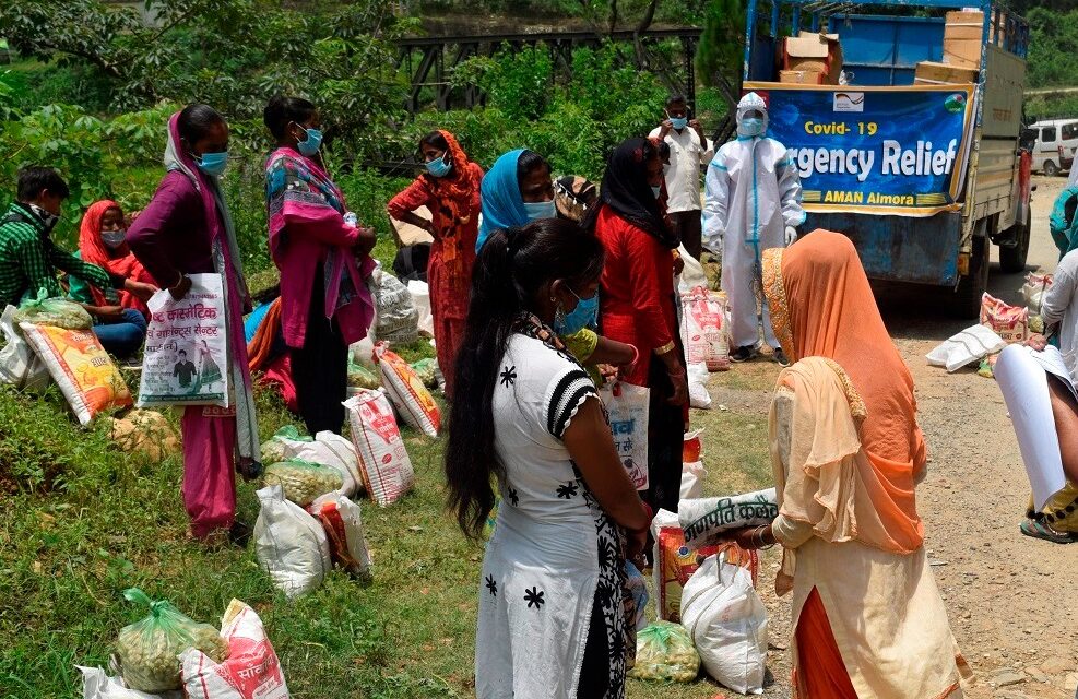 अमन संस्था ने कोविड रिलीफ कार्यक्रम के तहत वितरित किया खाद्यान और मेडिकल किट जरूरतमंद लोगों को