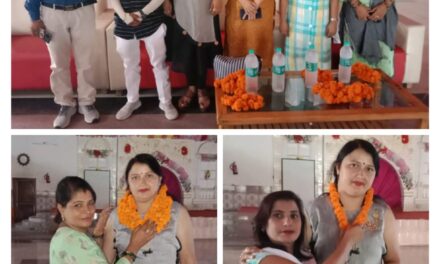 जसपुर पहुंचने पर महिला मोर्चा प्रदेश मंत्री किरन पंत का कार्यकर्ताओं ने किया स्वागत
