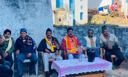 भाजपा प्रत्याशी कैलाश शर्मा ने मांगे गांव गांव जाकर वोट, जनता का मिल रहा है समर्थन- कैलाश￼