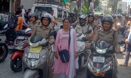 सड़क सुरक्षा सह जागरुकता अभियान के तहत निकाली बाईक रैली
