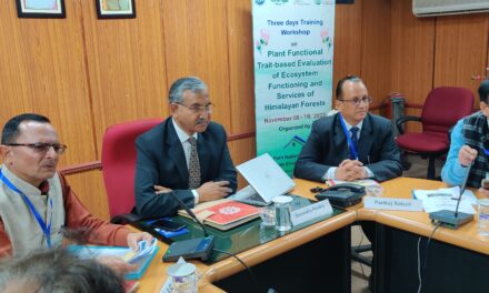 पर्यावरण संस्थान में भारतीय वन सेवा (आईएफएस) अधिकारियों के तीन दिवसीय प्रशिक्षण कार्यशाला का शुभारम्भ