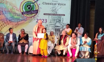 संगीत मिलन  उस्ताद नियाज अहमद फैयाज अहमद खान क्लासिकल वॉइस ऑफ़ इंडिया 2023 ग्रेंड फिनाले शास्त्रीय नृत्य भरतनाट्यम में स्वस्तिका जोशी ने बनाया अपना स्थान